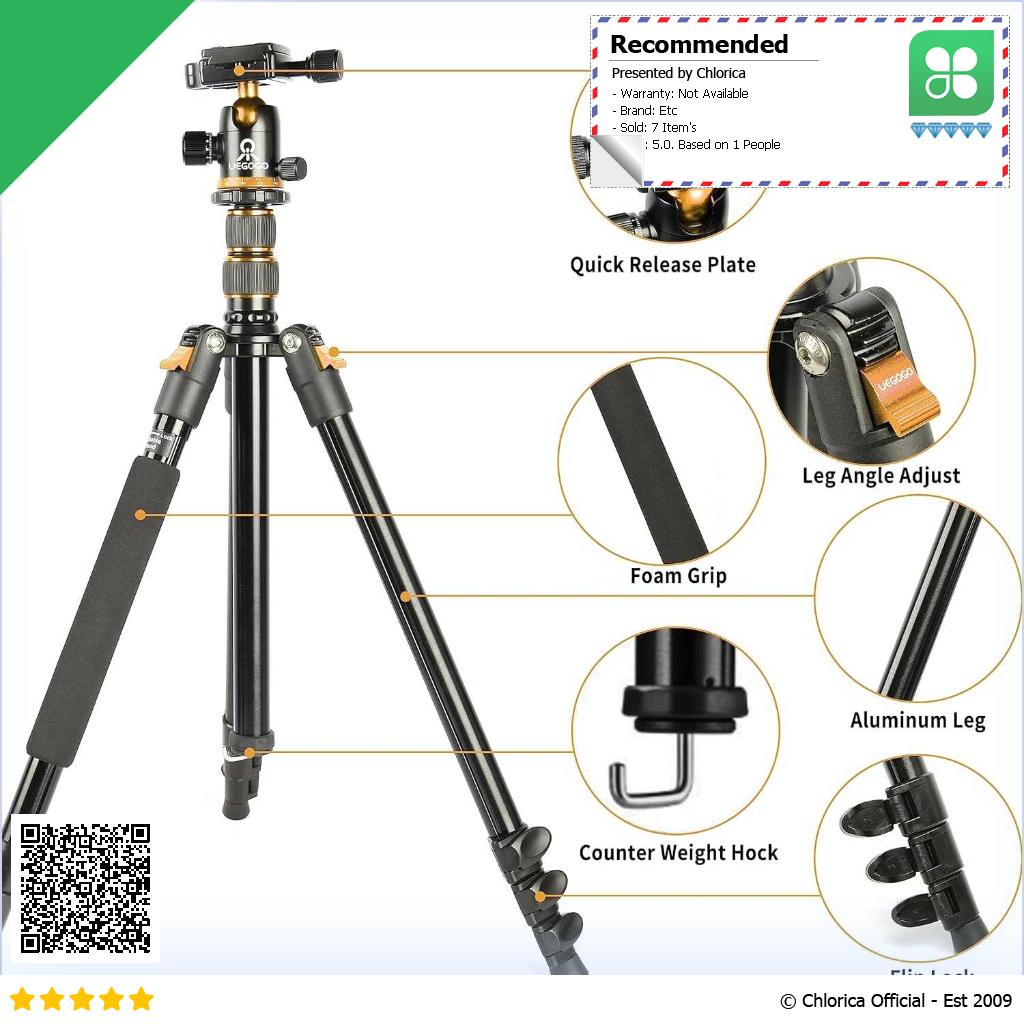 UEGOGO Tripod Kamera Flexible 360 Panoramic 2.05M C11