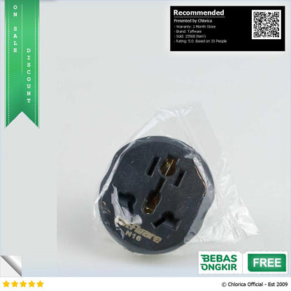 Taffware Loop Universal Travel Adaptor AU US UK to EU Plug 16A N16