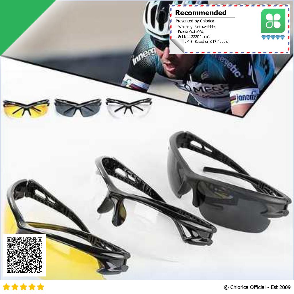 OULAIOU HAOGHIMENG Kacamata Sepeda Lensa Mercury Cycling Outdoor Sport 3015