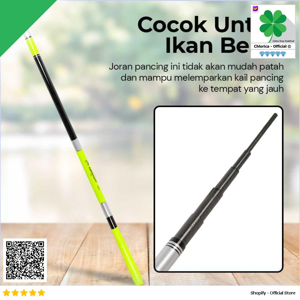 TaffSPORT Joran Pancing Pole Tegek Carbon Fiber Fishing Rod 5841