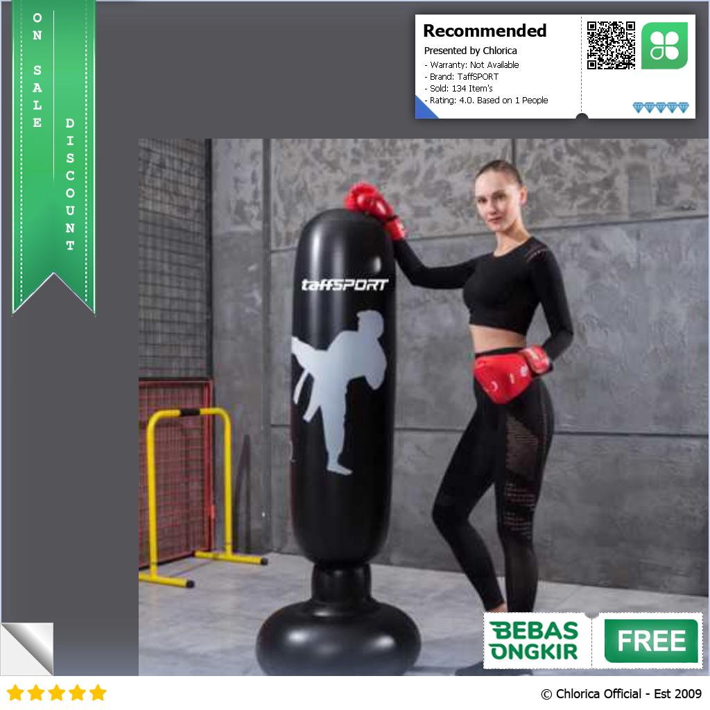 TaffSPORT Samsak Tinju Pompa Inflatable Boxing Training Target 160CM VK160