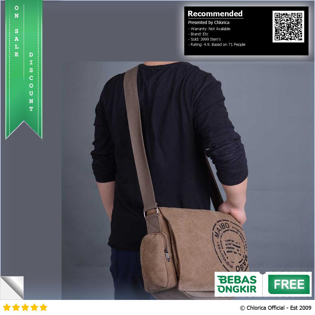 Maibo Manjianghong Tas Selempang Pria Messenger Bag Canvas Printing 1124