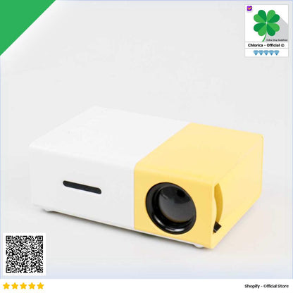 Mini Portable LED Projector Full HD with TF HDMI AV USB Port YG 300