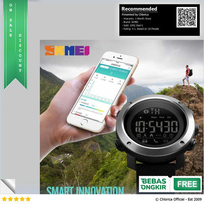 SKMEI Jam Tangan Olahraga Smartwatch Bluetooth 1285 1287