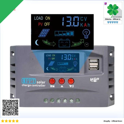 HXC Solar Charge Controller MPPT 2 USB Automatic Identify 12V 24V HXC3