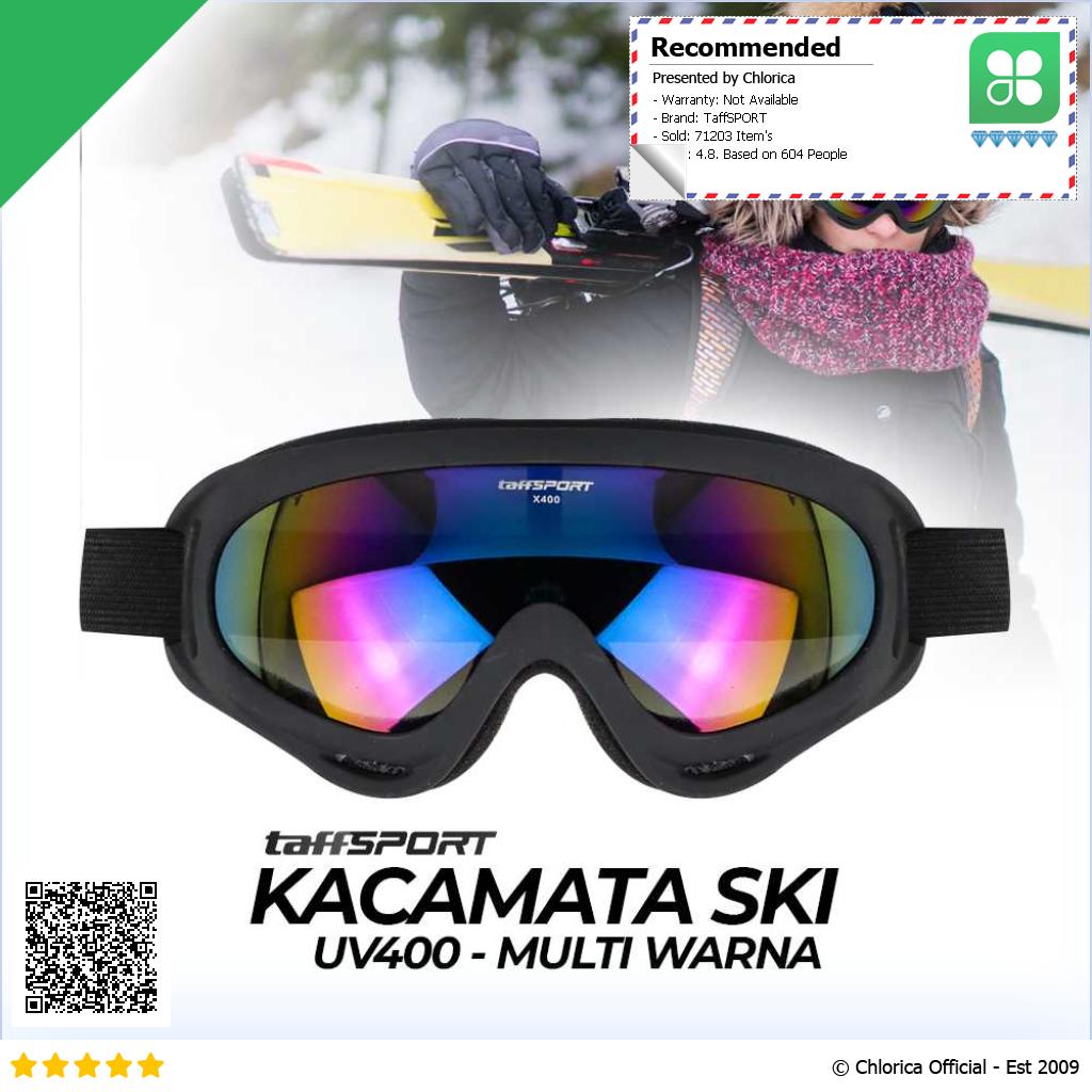 TaffSPORT Kacamata Olahraga Sport Goggles Ski Airsoft Polarized UV400 X400