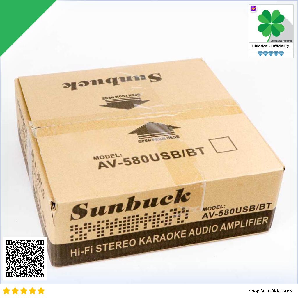 Sunbuck Bluetooth EQ Audio Amplifier Karaoke 920 W AV 580USB BT