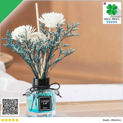 ZUOHE Pengharum Ruangan Aromaterapi Reed Diffuser 50 ml Z203