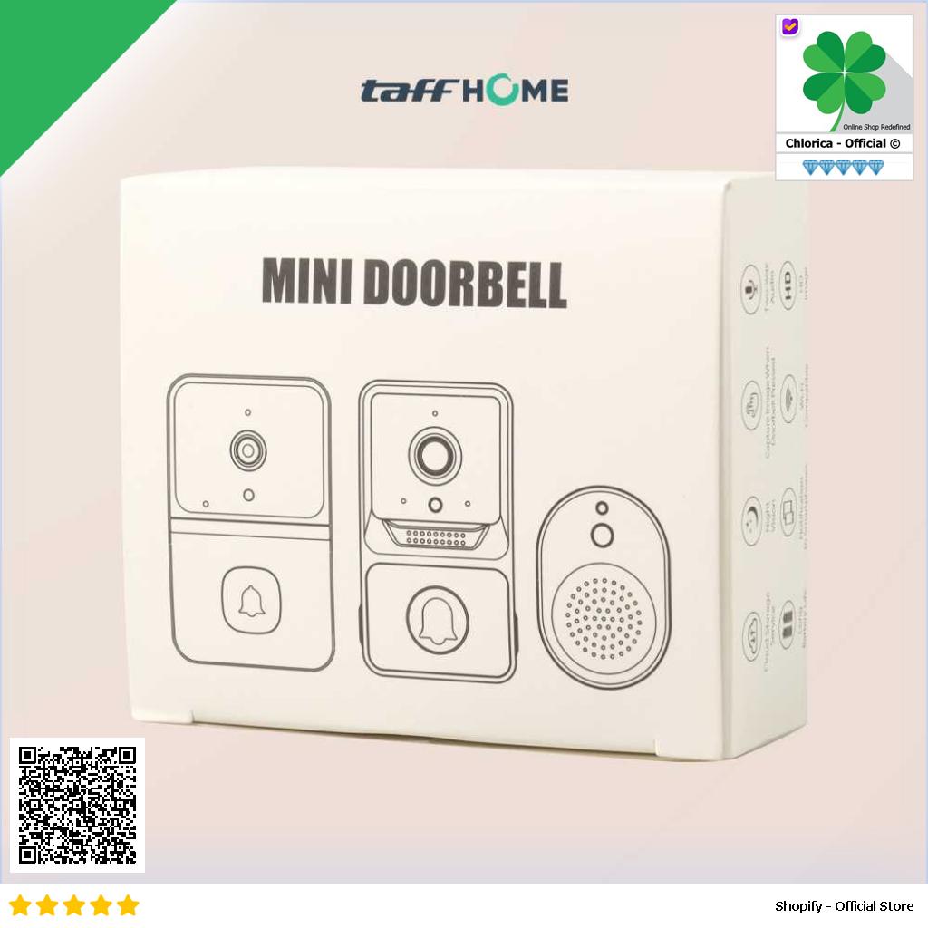 TaffHOME Bel Rumah Smart Doorbell Wireless Video HD Talkback X9