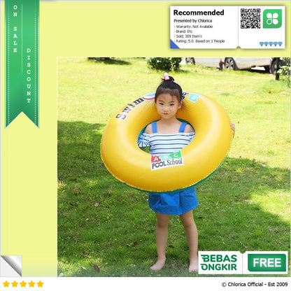 VKTECH Ban Renang Anak Pelampung PVC Inflatable Swimming Ring V03