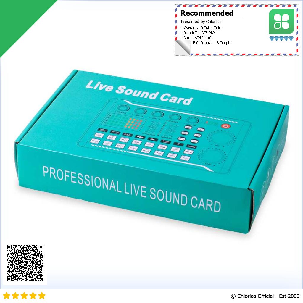 TaffSTUDIO Pro Audio Bluetooth Mixer Sound Card Live Broadcast Karaoke F998