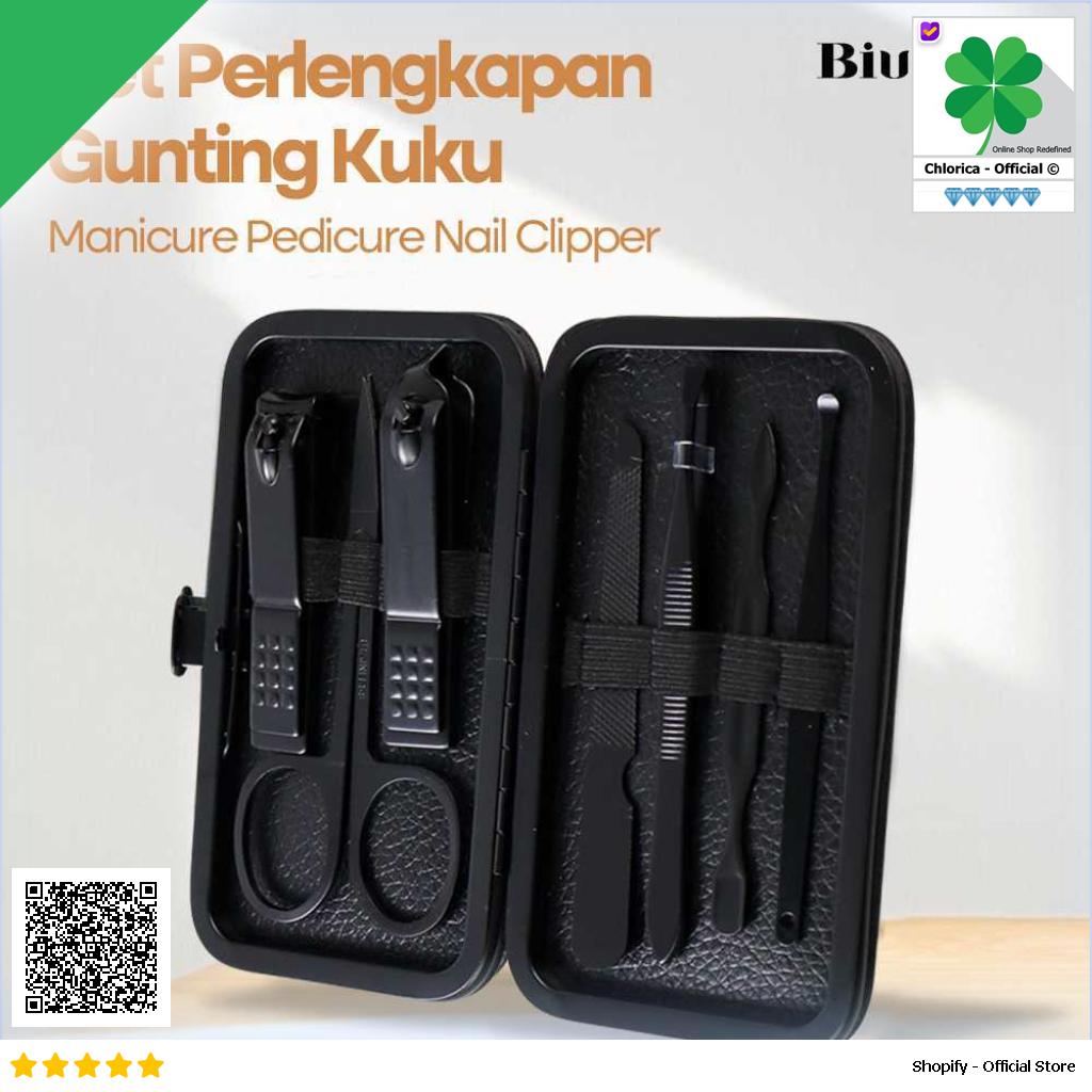 Biutte.co Set Perlengkapan Gunting Kuku Manicure Pedicure Nail Clipper S0M020