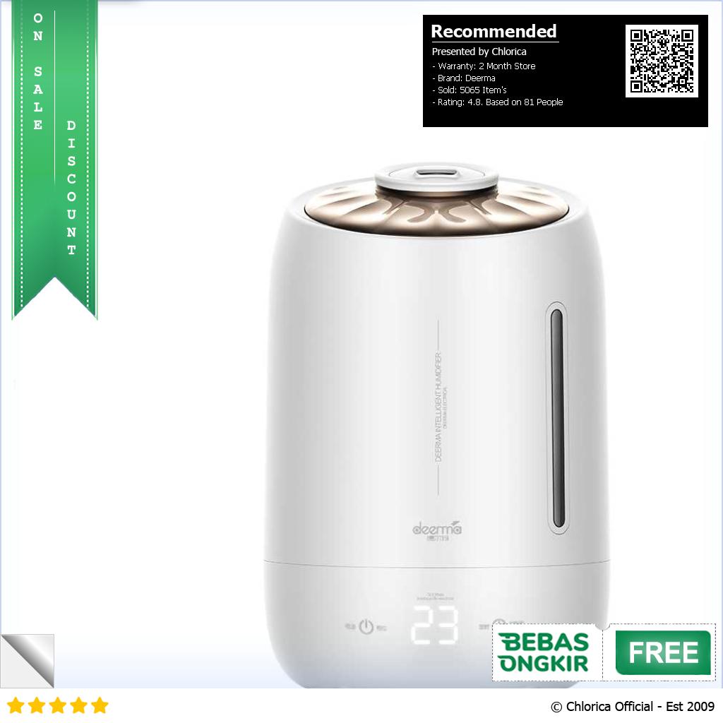 Deerma Air Humidifier Ultrasonic Large Capacity 5L Touch F600