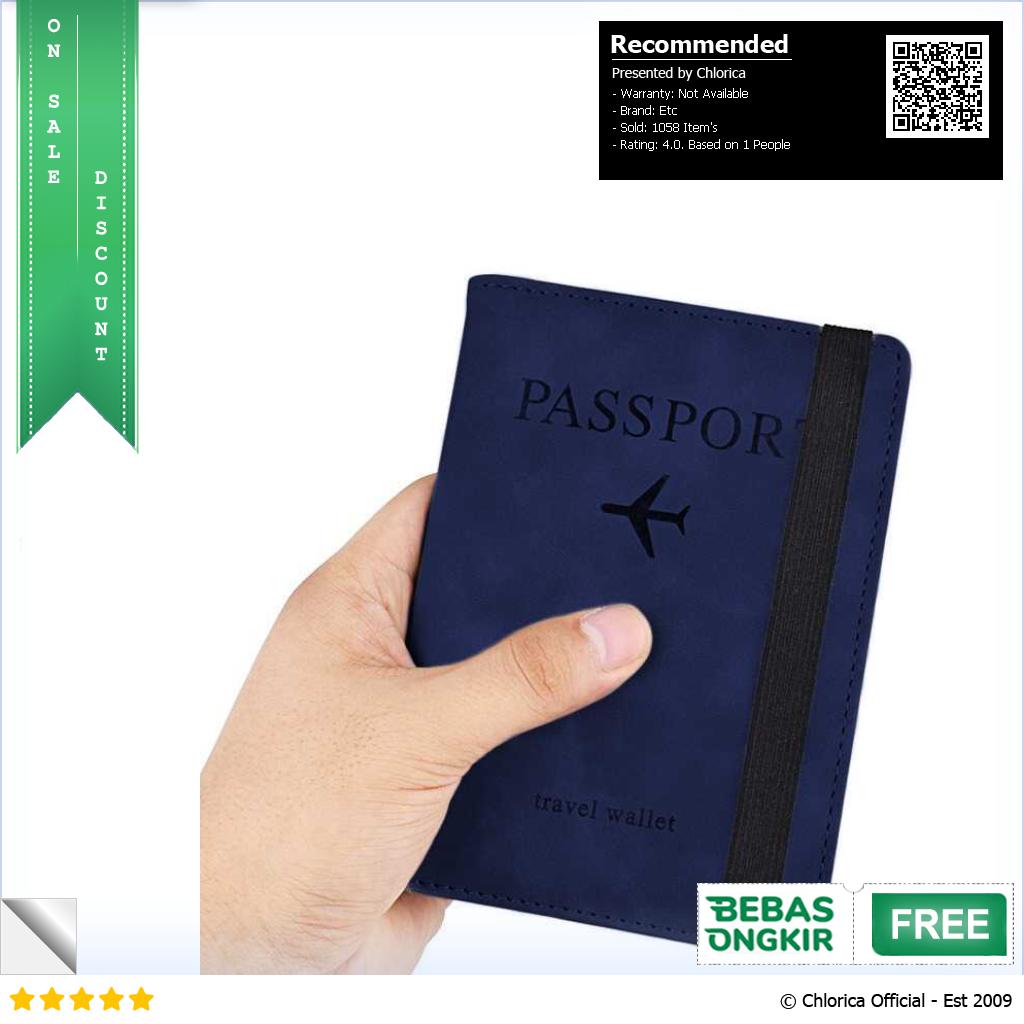 Andbana Dompet Paspor Cover Card Holder Travel Wallet RFID Blocking YXY79