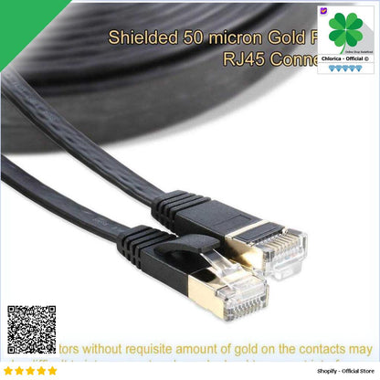 Kabel Ethernet Flat LAN Network RJ45 Cat7 10M NW107