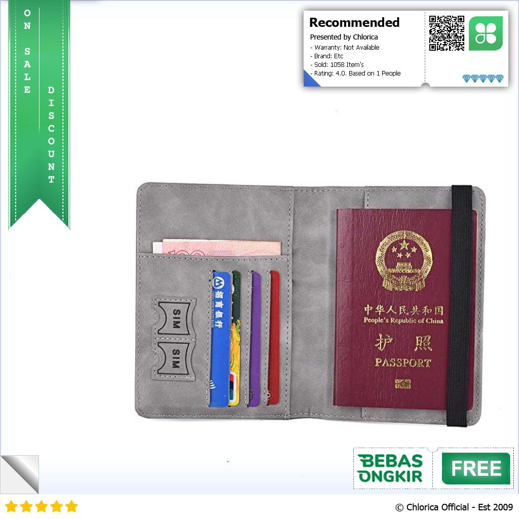 Andbana Dompet Paspor Cover Card Holder Travel Wallet RFID Blocking YXY79