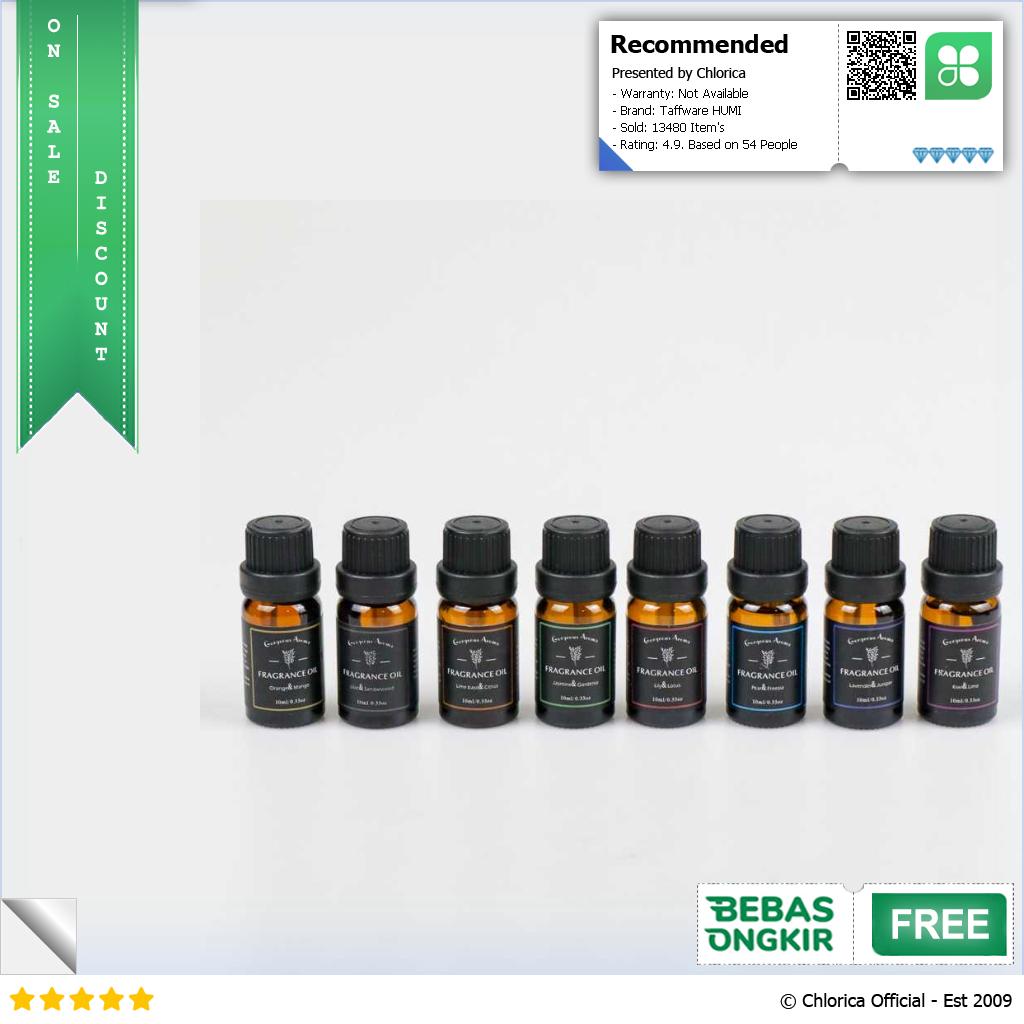 Taffware HUMI Minyak Aromatherapy 8 in 1 Essential Oil 10ml RH 28