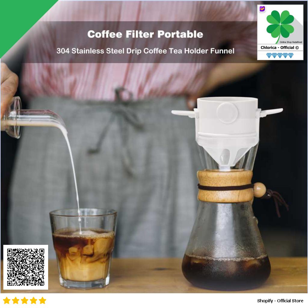 One Two Cups Filter Penyaring Kopi Portable Cone Coffee Dripper F 402