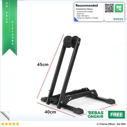 Vorcool Standar Sepeda Universal Paddock L Standing Bike Display L150