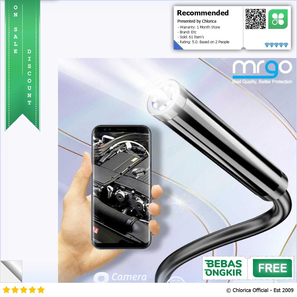 MRGO Kamera Endoskopi Industrial Endoscope USB 3 in 1 8 LED 1200P 2M MR28