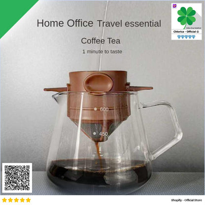 One Two Cups Filter Penyaring Kopi Portable Cone Coffee Dripper F 402