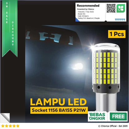 Hamy Lampu Sein Mobil LED 3014 SMD 1156 BA15S P21W 1 PCS BA15S