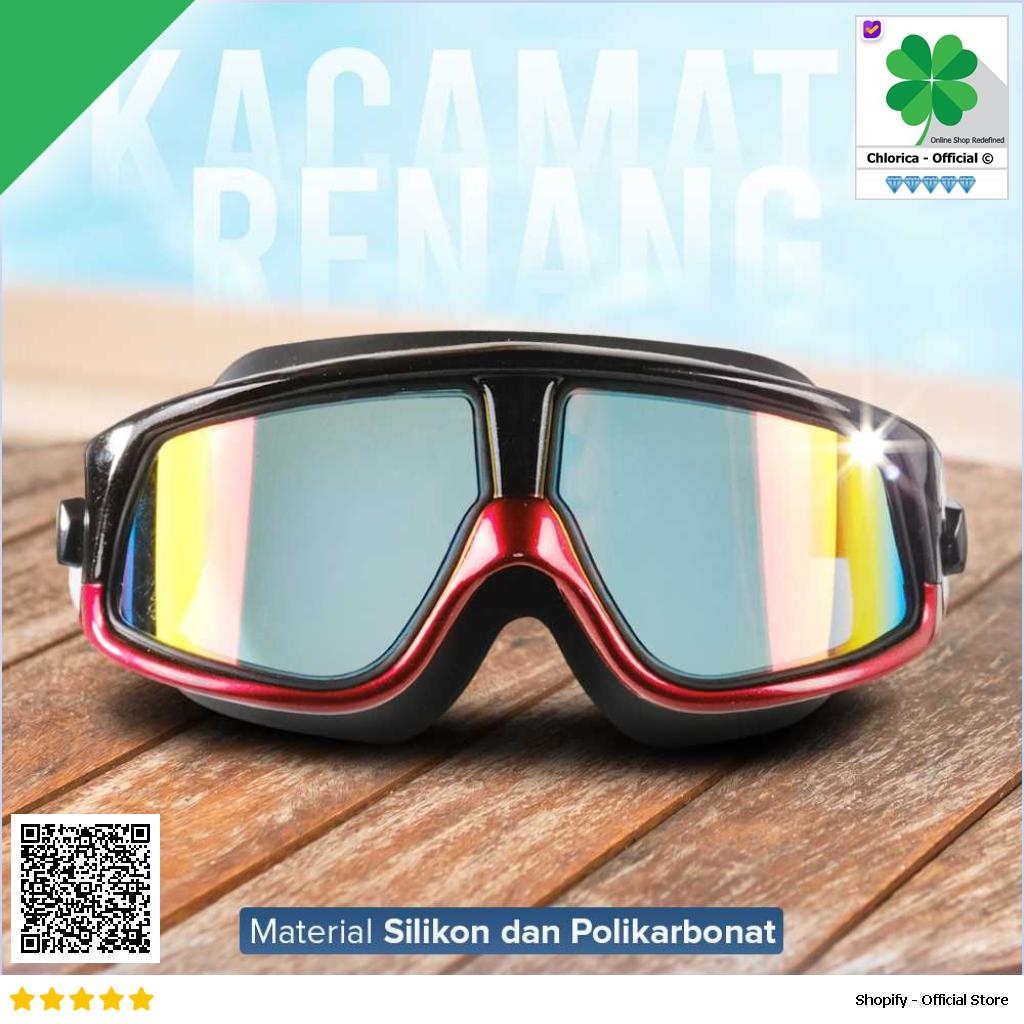 JOUYOU Kacamata Renang Diving Snorkling Anti Fog UV Protection E0735