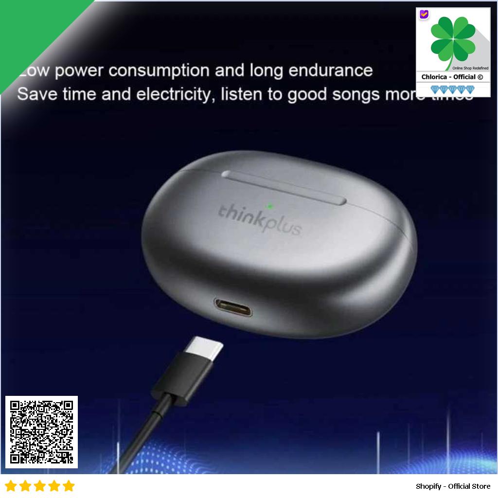 Lenovo Thinkplus TWS Earphone Wireless Bluetooth 5.3 Charging Dock LP5