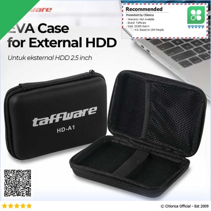 Taffware EVA Case for External HDD 2.5 Inch Power Bank HD A1