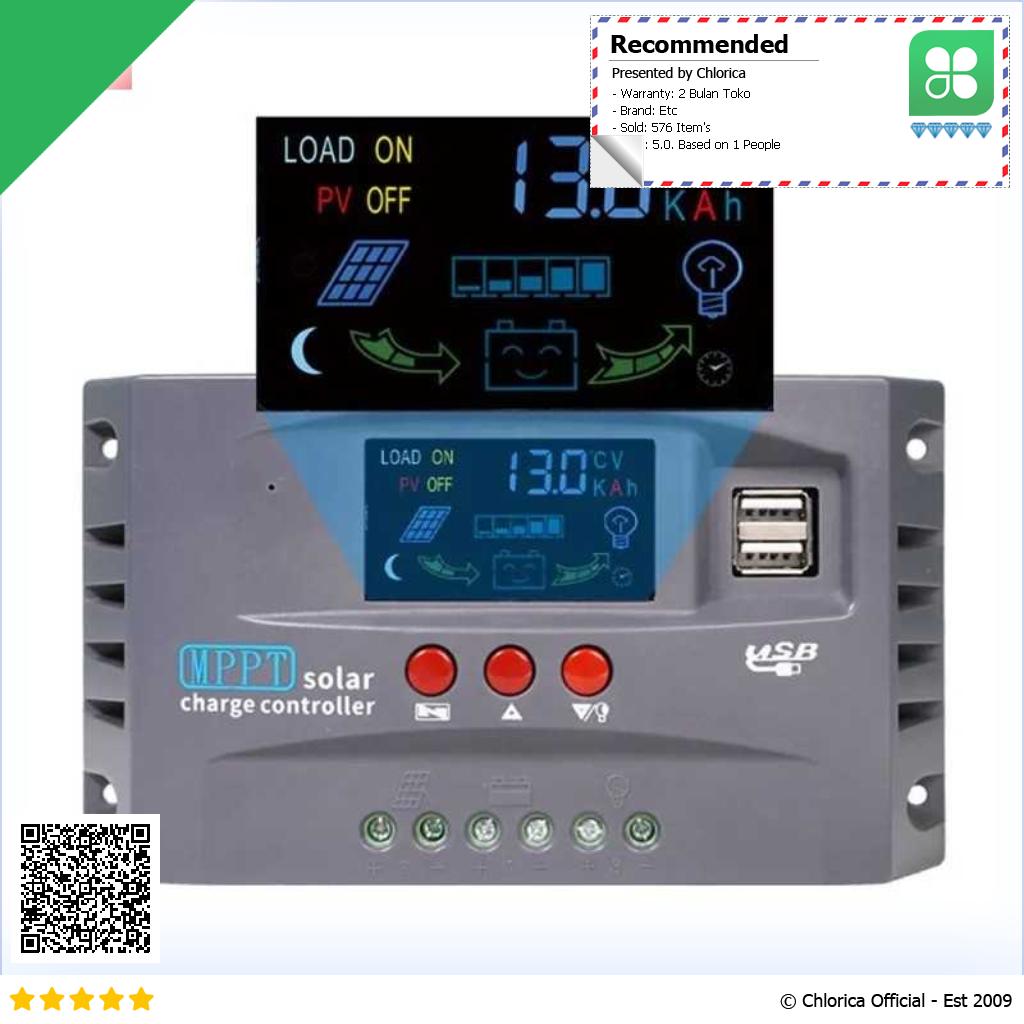 HXC Solar Charge Controller MPPT 2 USB Automatic Identify 12V 24V HXC3