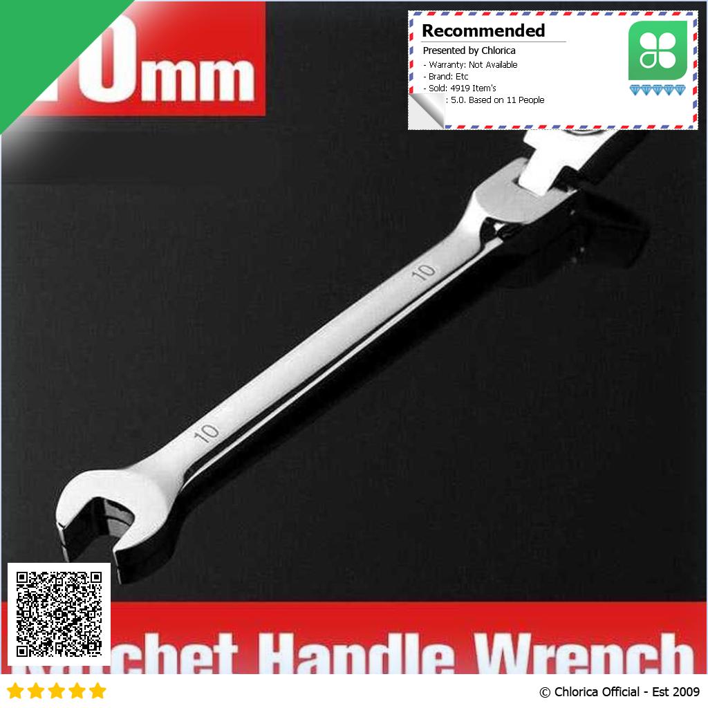 OLOEY Kunci Pas Dual Head Combination Ratchet Wrench Flexible Head CL6 24