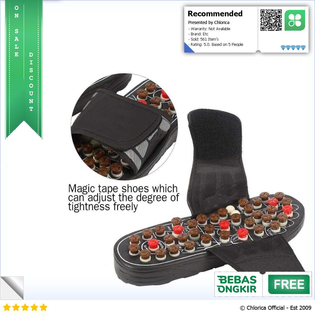 VamsLuna Sandal Pijat Akupuntur Health Care Reflexology FT10C