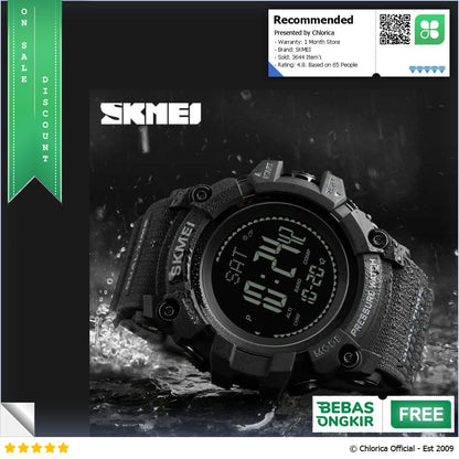 SKMEI Jam Tangan Digital Multifungsi Pria 1358