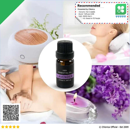 Taffware HUMI RHJY Pure Essential Oils Minyak Aromatherapy 10ml RH 11