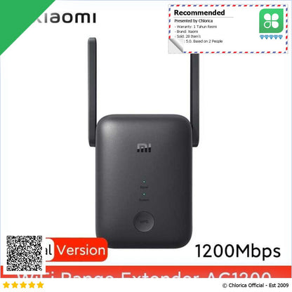 Xiaomi Wifi Repeater 5GHz Wifi Range Extender 1200Mbps AC1200