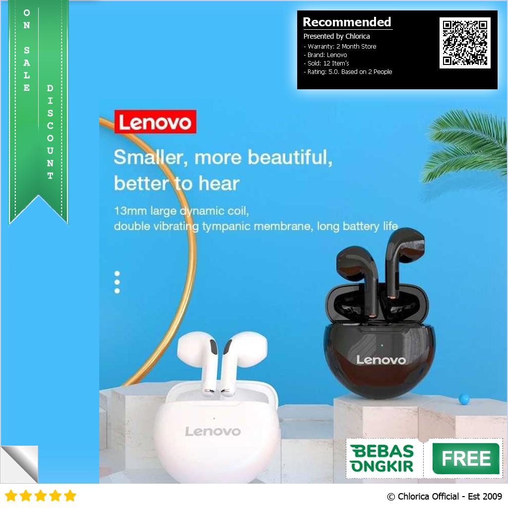 Lenovo TWS Earphone Bluetooth 5.0 Noise Reduction Waterproof 250mAh HT38