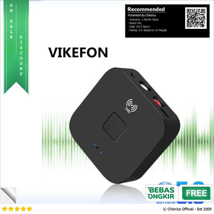 VIKEFON Music NFC Bluetooth Receiver 5.0 BLS B11