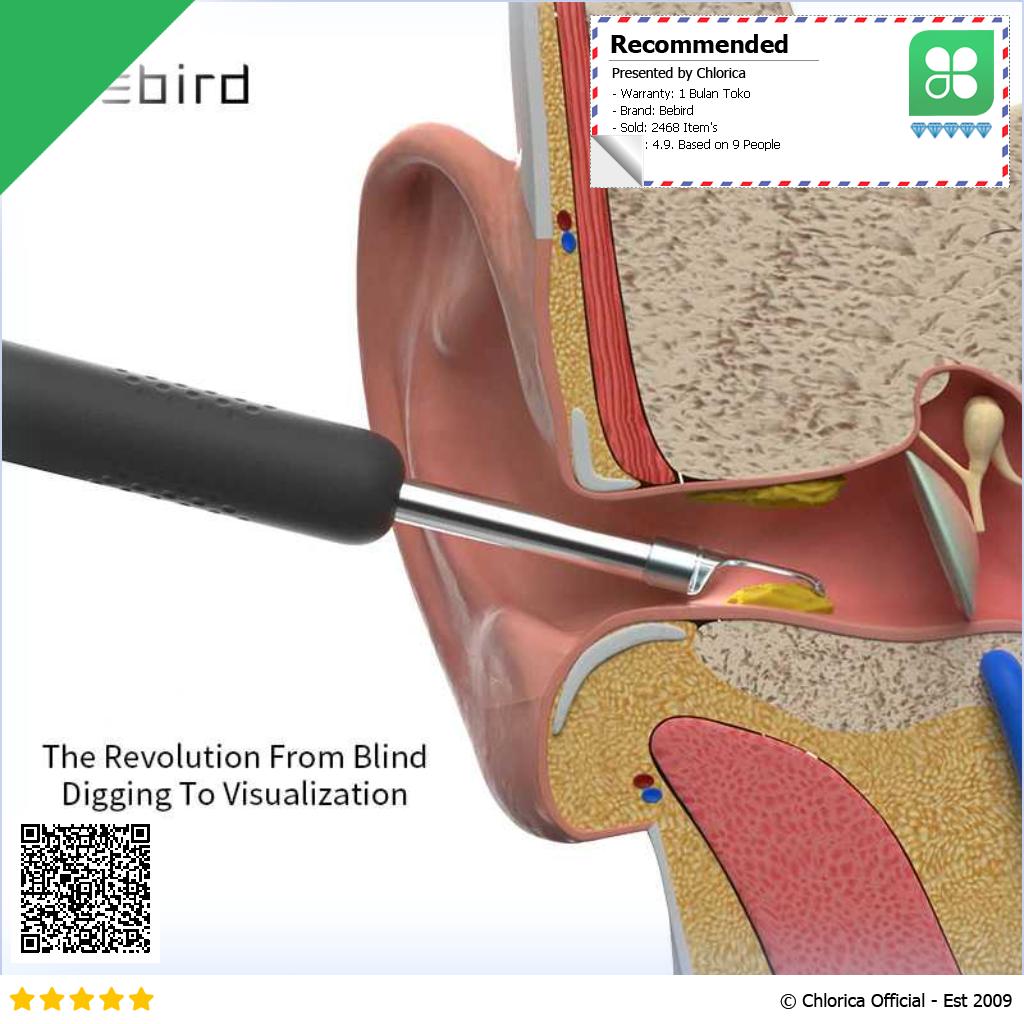 Bebird Kamera Endoskopi Pembersih Telinga Otoskop Ear Pick Endoscope R1