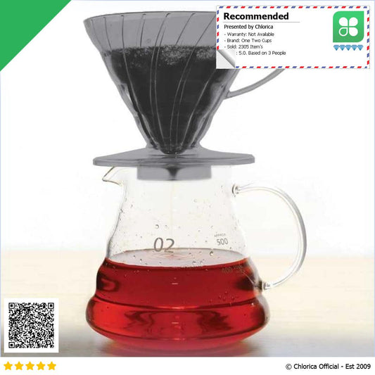 One Two Cups Filter Penyaring Kopi V60 Cone Coffee Dripper Plastik SE105