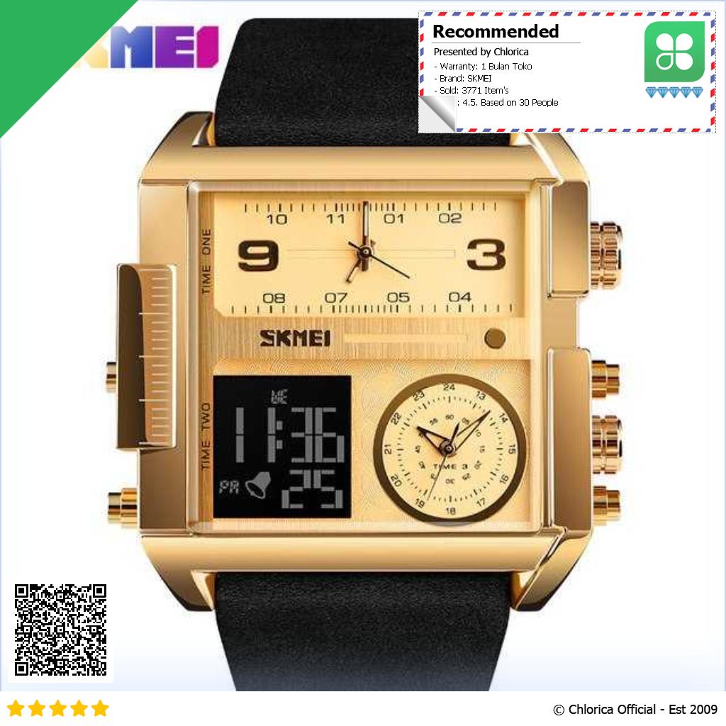 SKMEI Vogue Jam Tangan Digital Analog Pria 1391