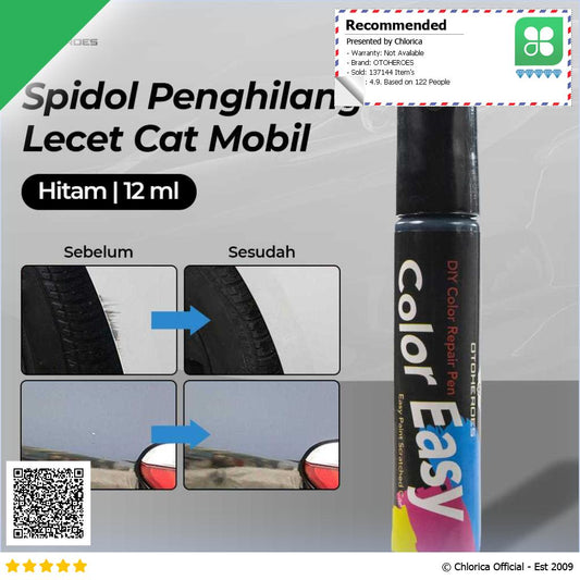 OTOHEROES ColorEasy Cat Penghilang Lecet Cat Mobil Scratch Paint 12ml BS 1 CH 015 YS 312 HOS 25