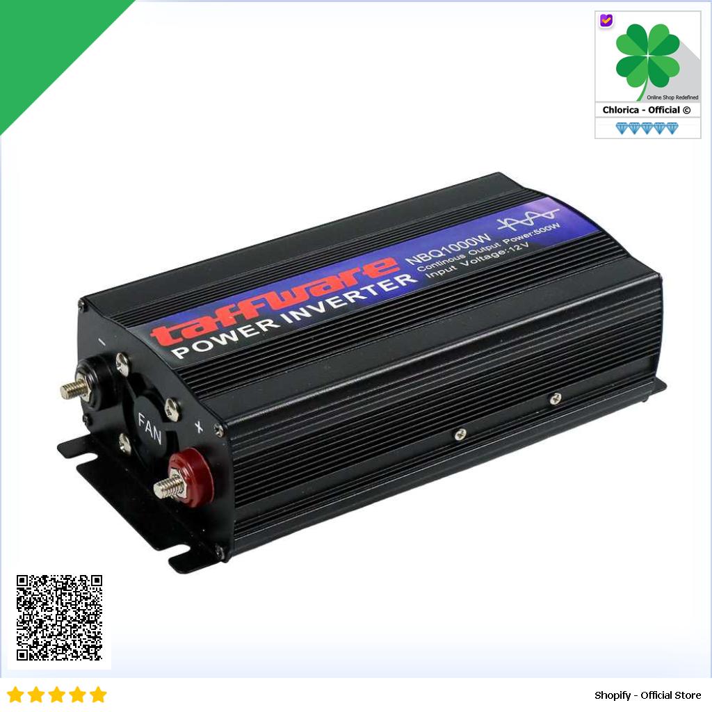 Taffware Power Inverter Mobil Pure Sine Wave DC 12V to AC 220V 1000W NBQ1000W