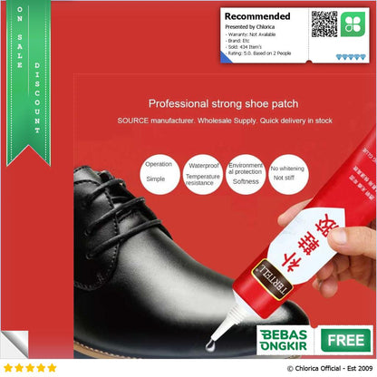 TERTELL Lem Sepatu Waterproof Quick Dry Shoe Glue Universal 30G T 30G