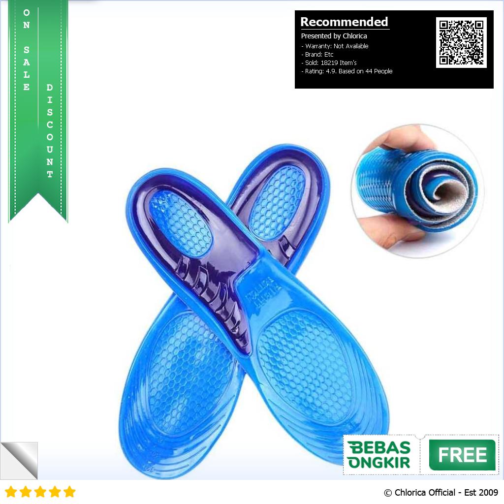 DADIJIER Insole Sepatu Alas Kaki Orthopedic Shock Absorb Gel KYL