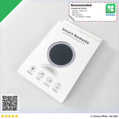 Kebidumei Smart Remote Setir Bluetooth Music Control Wireless HGY27