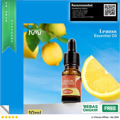 Taffware HUMI Pure Essential Oils Fragrance Minyak Aromatherapy 10ml RH 25