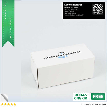 Taffware Bel Pintu Rumah Wireless Doorbells Waterproof 36 Nada A101