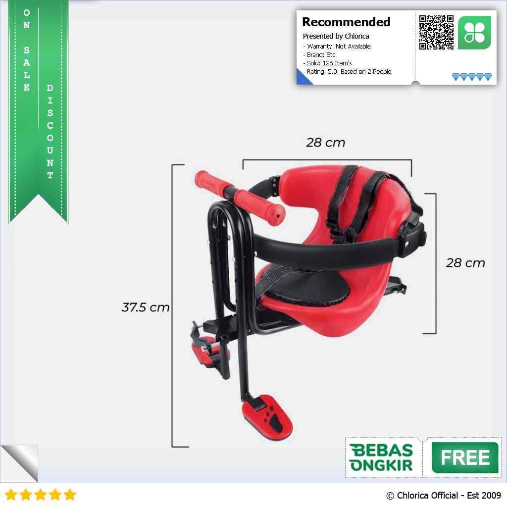 IMBABY Boncengan Depan Sepeda Anak Child Safety Front Seat with Pedal A0034