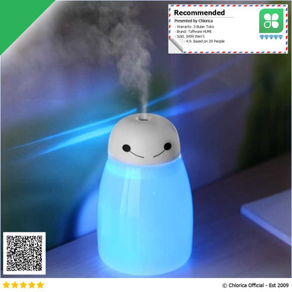 Taffware HUMI Baymax Mini Humidifier Aromatherapy RGB USB 400ml H803