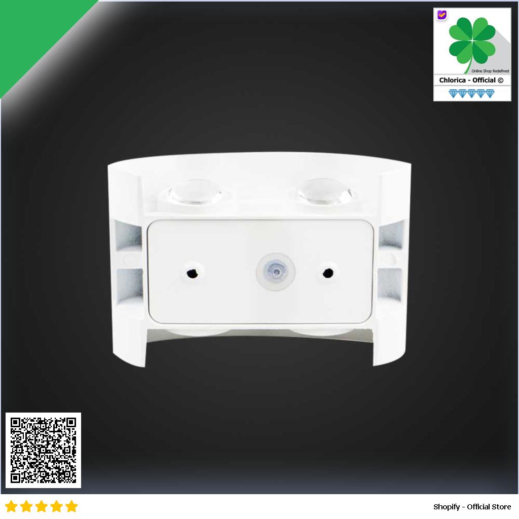 TaffLED Lampu Dinding Hias Outdoor Aluminium 4W 4 LED Warm White B053